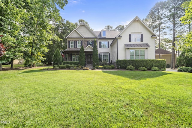 7112 Hasentree Way, Wake Forest, NC 27587 - view of front of home with a front yard