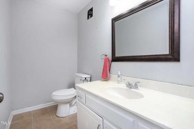 3542 Anderson Valley Rd, Mcleansville, NC 27301 - half bathroom featuring vanity and tile patterned floors