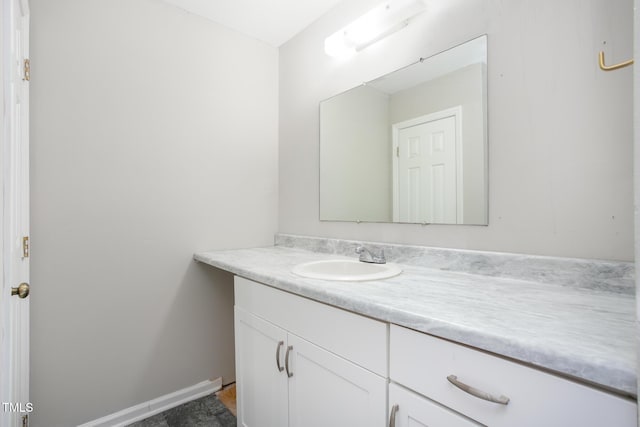 3542 Anderson Valley Rd, Mcleansville, NC 27301 - bathroom featuring vanity and baseboards
