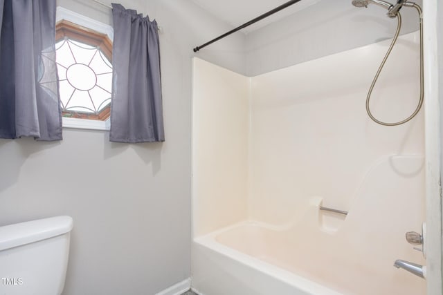 3542 Anderson Valley Rd, Mcleansville, NC 27301 - bathroom with toilet and washtub / shower combination