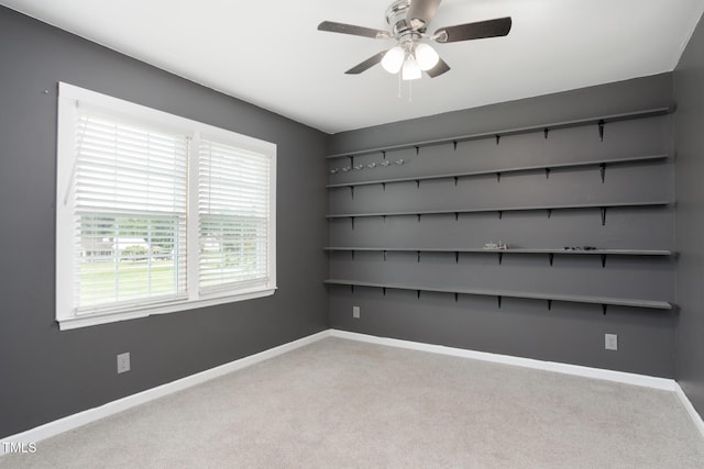 3542 Anderson Valley Rd, Mcleansville, NC 27301 - carpeted empty room featuring ceiling fan and baseboards