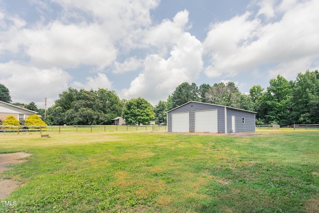 3542 Anderson Valley Rd, Mcleansville, NC 27301 - view of yard featuring a garage and an outbuilding