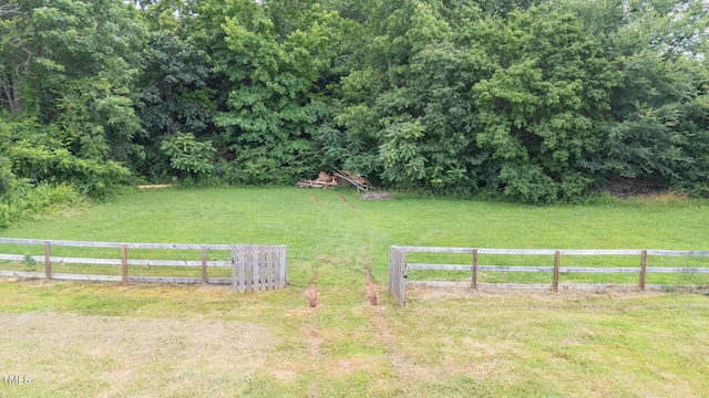 3542 Anderson Valley Rd, Mcleansville, NC 27301 - view of yard featuring a view of rural / pastoral area
