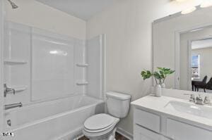131 N Chubb Rdg, Wilsons Mills, NC 27520 - bathroom featuring vanity and shower / washtub combination