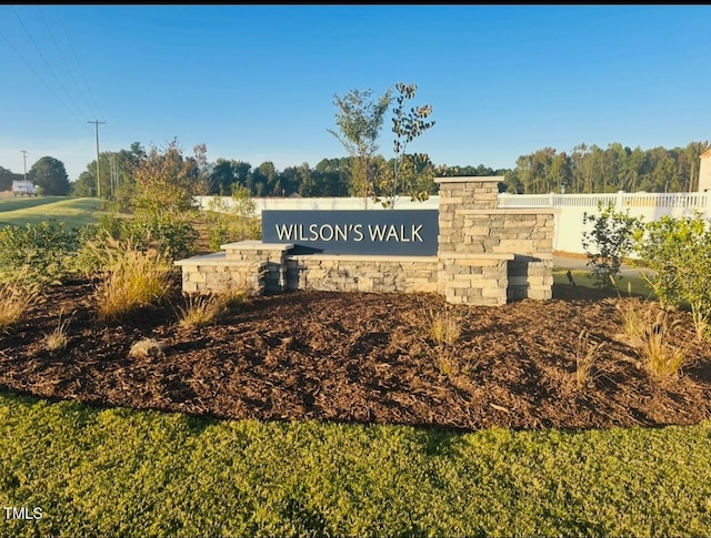 131 N Chubb Rdg, Wilsons Mills, NC 27520 - view of community / neighborhood sign