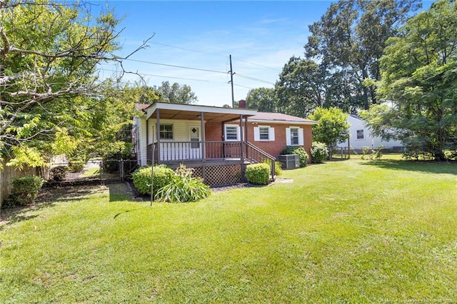 3810 David St, Fayetteville, NC 28304 - view of front of house with a porch and a chimney