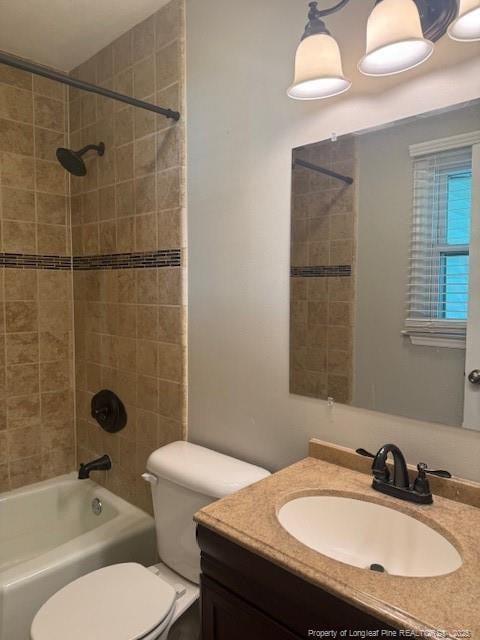 5027 Chesapeake Rd, Fayetteville, NC 28311 - full bathroom with vanity and bathing tub / shower combination