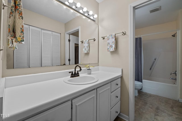 116 Saint Andrews Ln, Chapel Hill, NC 27517 - full bathroom with vanity, shower / bathtub combination with curtain, and a closet