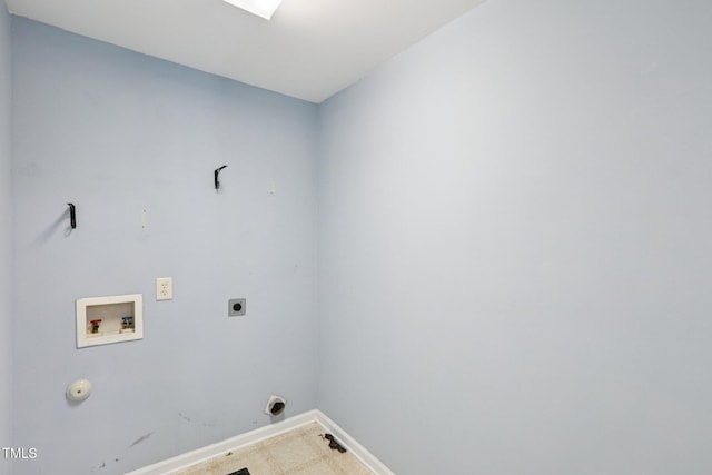 1212 Southgate Dr, Raleigh, NC 27610 - washroom featuring hookup for a gas dryer, washer hookup, and hookup for an electric dryer