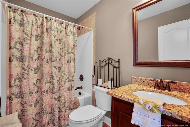 2825 Sand Trap Ln, Hope Mills, NC 28348 - full bathroom with vanity and shower / tub combo