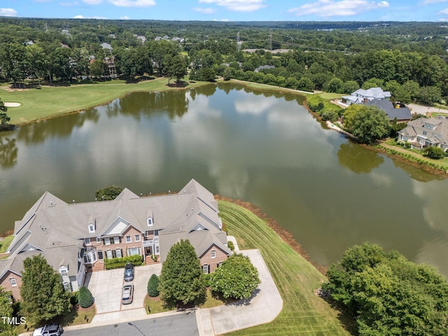 12510 Megan Hill Ct, Raleigh, NC 27614 - drone / aerial view of a nearby body of water