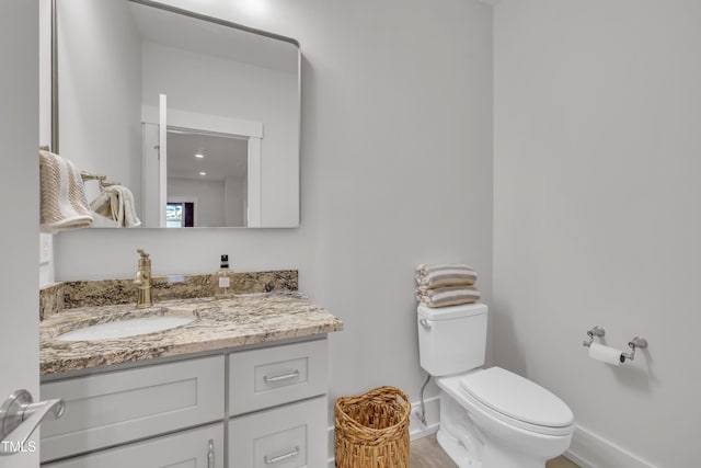 2203 Meadowcreek Dr, Durham, NC 27705 - bathroom with vanity and toilet