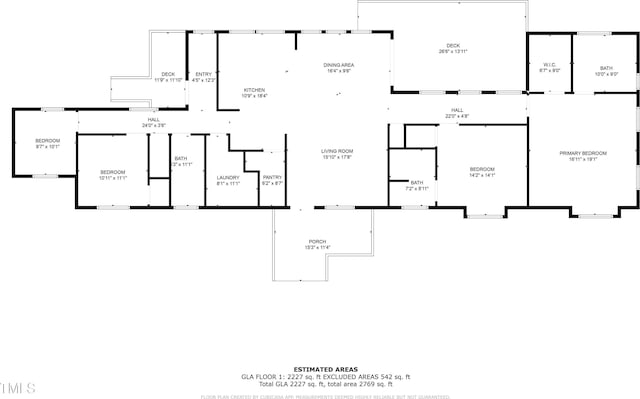 7815 Dodsons Crossroads, Hillsborough, NC 27278 - view of property floor plan