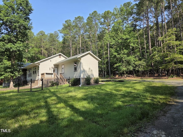 7815 Dodsons Crossroads, Hillsborough, NC 27278 - view of property exterior with a wooded view