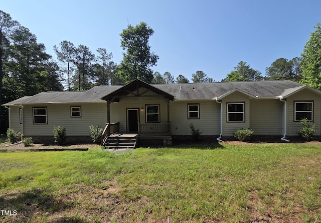 7815 Dodsons Crossroads, Hillsborough, NC 27278 - single story home with a front yard