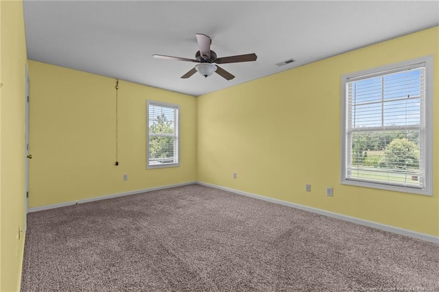 6204 Yorkie Ct, Stedman, NC 28391 - carpeted spare room with ceiling fan and baseboards