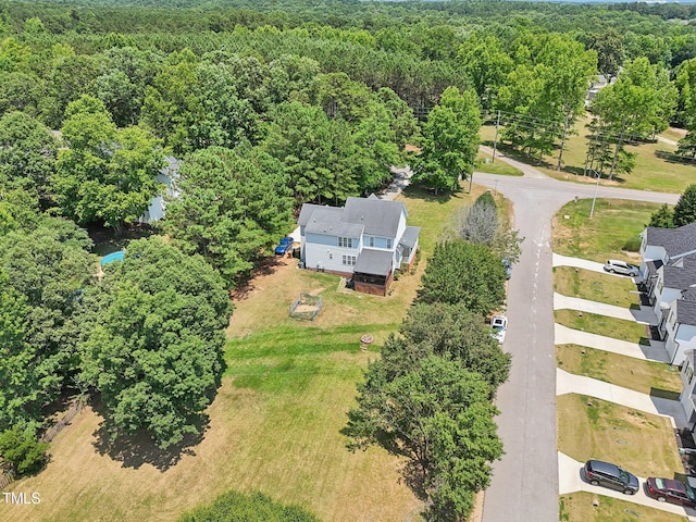 683 Castleberry Rd, Clayton, NC 27527 - bird's eye view of a forest