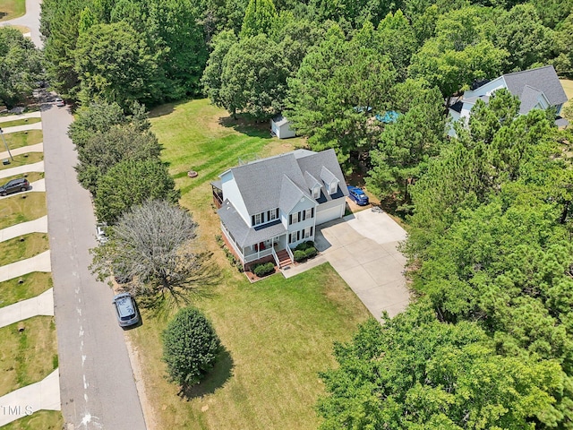 683 Castleberry Rd, Clayton, NC 27527 - view from above of property