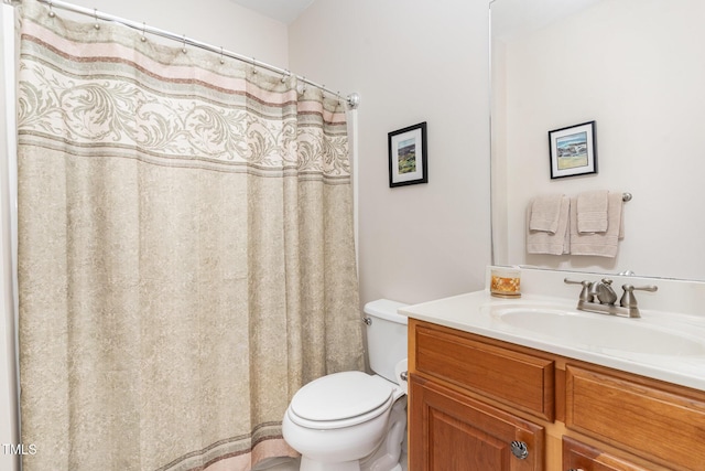 5030 Homeplace Dr, Apex, NC 27539 - full bathroom featuring toilet and vanity