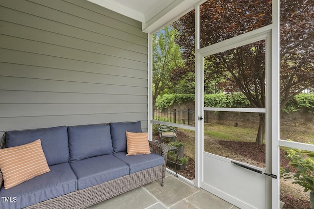 669 Fallon Grove Way, Raleigh, NC 27608 - sunroom with outdoor lounge area and healthy amount of natural light