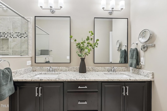 669 Fallon Grove Way, Raleigh, NC 27608 - full bathroom featuring double vanity