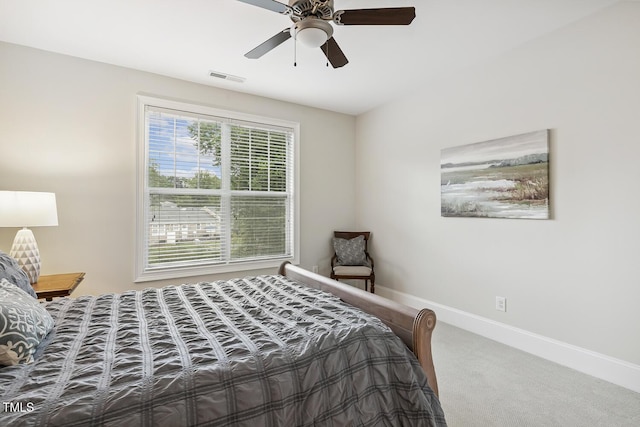 669 Fallon Grove Way, Raleigh, NC 27608 - bedroom featuring carpet and ceiling fan