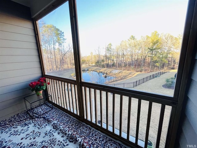 1869 Blue Jay Pt, Apex, NC 27502 - balcony with a water view