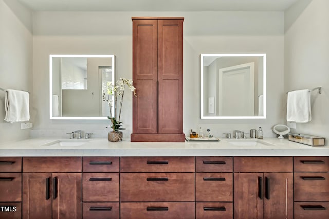 5040 Shakori Trl, Durham, NC 27707 - full bathroom with double vanity