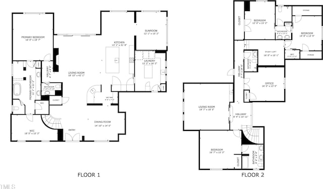 5040 Shakori Trl, Durham, NC 27707 - view of property floor plan
