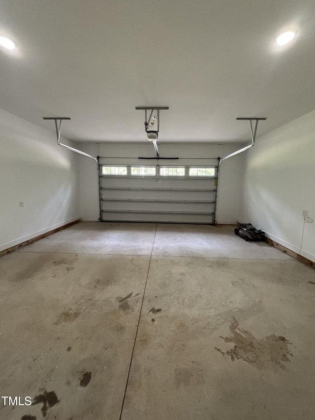 1119 Sagamore Dr, Louisburg, NC 27549 - garage with a garage door opener