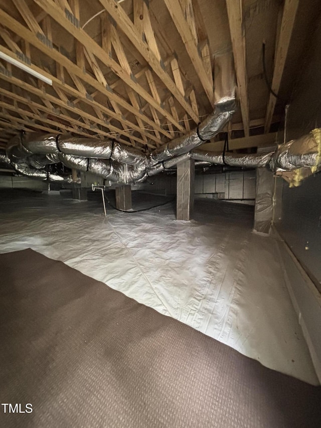 1119 Sagamore Dr, Louisburg, NC 27549 - below grade area with crawl space