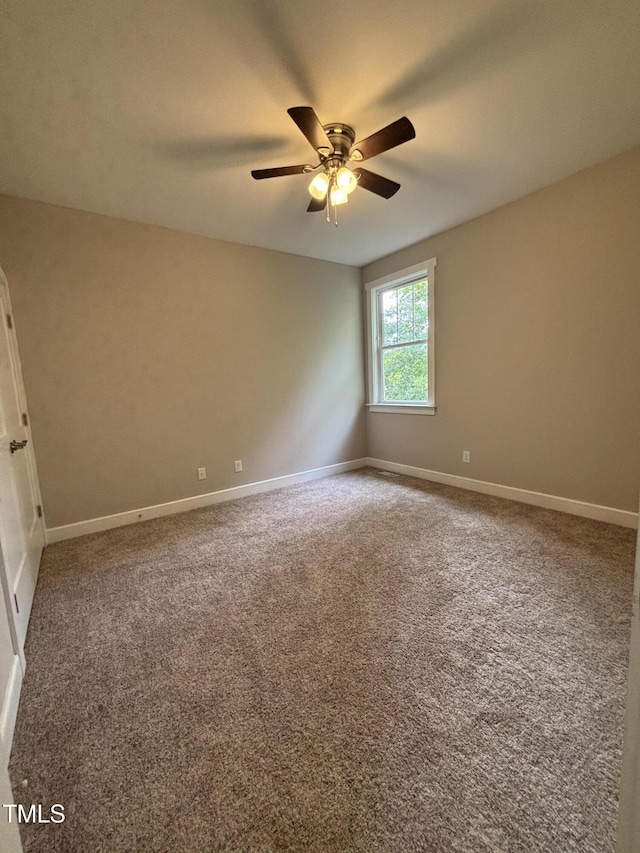 1119 Sagamore Dr, Louisburg, NC 27549 - carpeted spare room with ceiling fan and baseboards