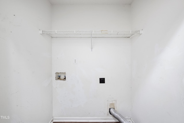 241 Commons Dr, Holly Springs, NC 27540 - washroom featuring hookup for an electric dryer and washer hookup
