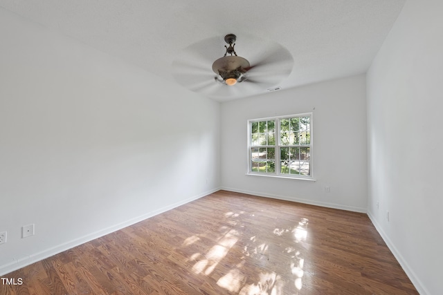 241 Commons Dr, Holly Springs, NC 27540 - unfurnished room featuring ceiling fan and wood finished floors
