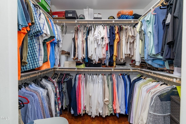 4135 Somerset Dr, Oxford, NC 27565 - walk in closet featuring wood finished floors