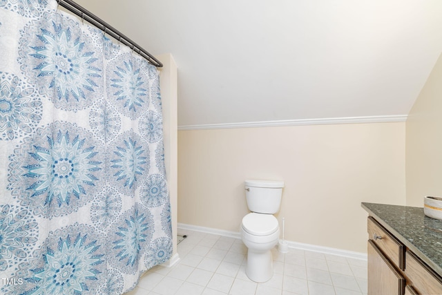 4135 Somerset Dr, Oxford, NC 27565 - full bath with vanity, tile patterned floors, and curtained shower