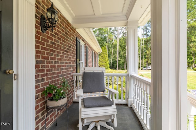 4135 Somerset Dr, Oxford, NC 27565 - view of covered porch