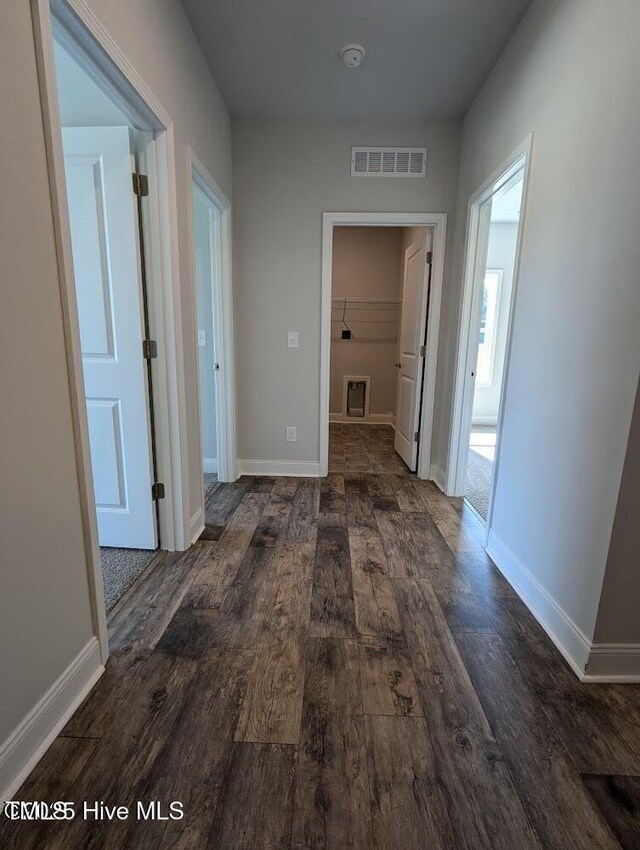 5677 Red Oak Battleboro Rd Lot 3, Battleboro, NC 27809 - corridor with wood finished floors and baseboards