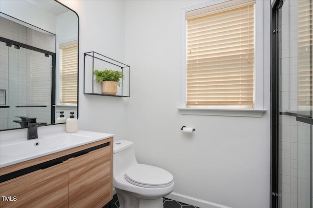 2021 Patapsco Dr, Apex, NC 27523 - full bathroom featuring vanity and tiled shower