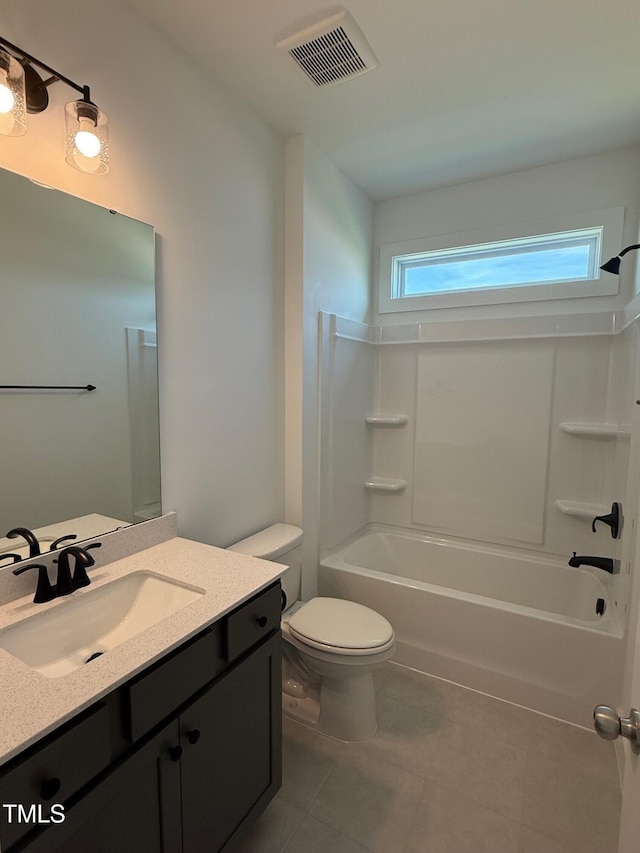 3731 Lebrun Path Unit 150Gunnison Cl, Fuquay Varina, NC 27526 - full bathroom with tile patterned flooring, vanity, and shower / washtub combination
