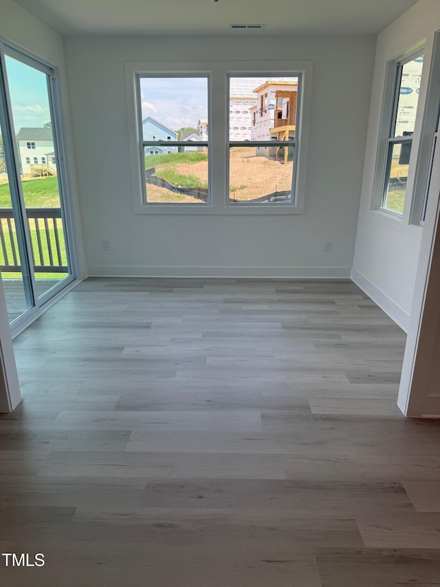 3731 Lebrun Path Unit 150Gunnison Cl, Fuquay Varina, NC 27526 - unfurnished room with wood finished floors and baseboards