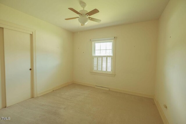 1801 Bethlehem Rd, Rocky Mount, NC 27803 - spare room featuring carpet flooring and ceiling fan