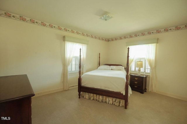 1801 Bethlehem Rd, Rocky Mount, NC 27803 - bedroom featuring multiple windows and light carpet