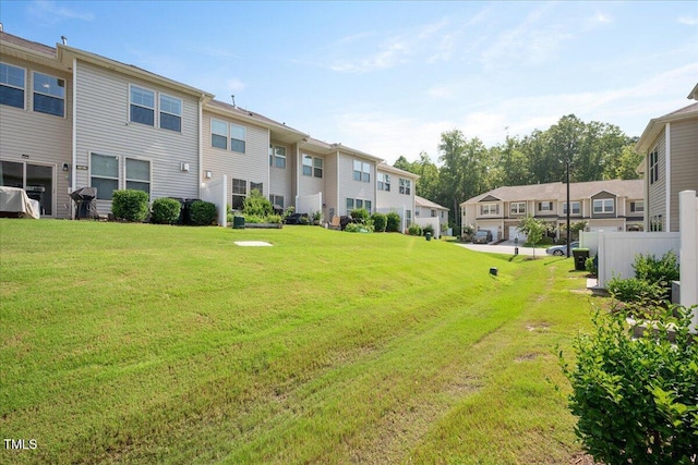 1119 Latitude Dr, Durham, NC 27713 - view of grassy yard with a residential view