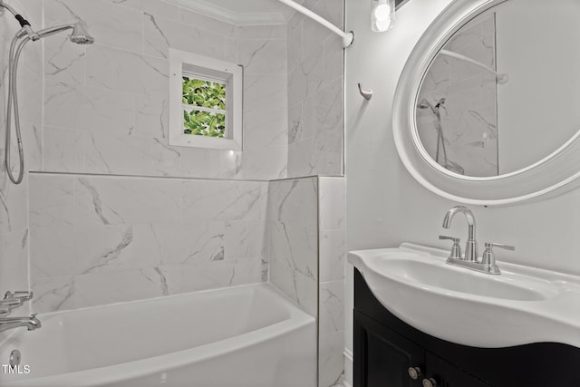 919 College Cir N, Wilson, NC 27893 - full bath featuring vanity and bathing tub / shower combination