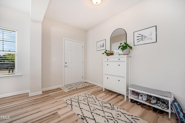 3922 Cross Timber Ln, Raleigh, NC 27603 - entryway with light wood-style floors and baseboards