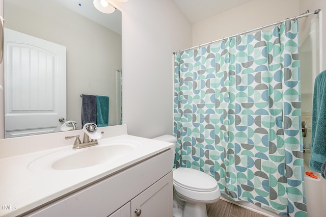 3922 Cross Timber Ln, Raleigh, NC 27603 - bathroom featuring vanity and a shower with shower curtain