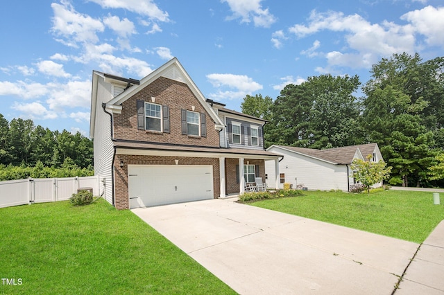 3922 Cross Timber Ln, Raleigh, NC 27603 - view of front of home featuring brick siding, a garage, a gate, and driveway