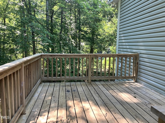619 Rudy Dr, Clayton, NC 27520 - view of wooden deck
