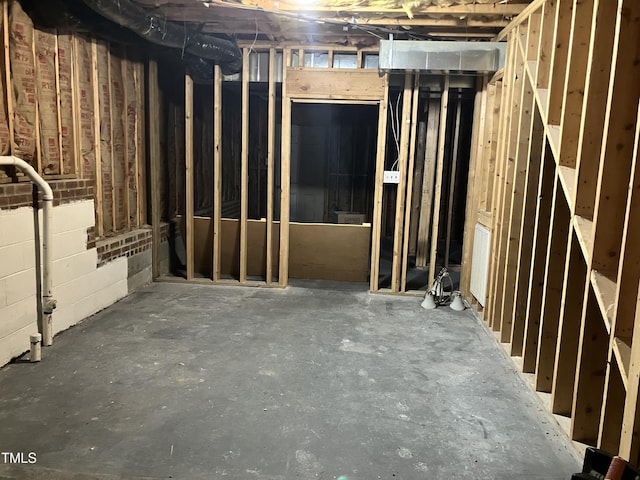 619 Rudy Dr, Clayton, NC 27520 - view of unfinished below grade area